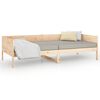vidaXL Day Bed without Mattress Solid Wood Pine 80x200 cm