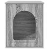 vidaXL Cat House Grey Sonoma 53 x 52 x 62 cm Engineered Wood