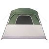 vidaXL Camping Tent Cabin 4-Person Green Waterproof