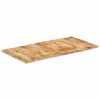 vidaXL Table Top Solid Mango Wood 25-27 mm 120x60 cm