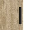 vidaXL Bathroom Cabinet with Drawer Sonoma Oak 30 x 35 x 80 cm