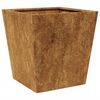 vidaXL Garden Planter 40x40x40 cm Weathering Steel