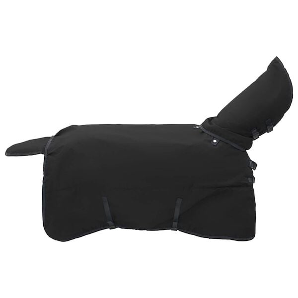 vidaXL Horse Blanket Full Black 75 cm Polyester