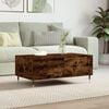 vidaXL Coffee Table Smoked Oak 90x50x36.5 cm Engineered Wood