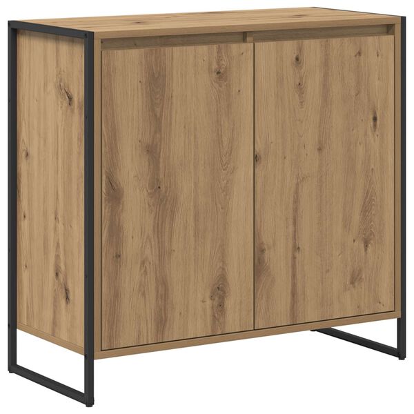 vidaXL Side Cabinet Artisian Oak 79 x 36 x 75 cm Engineered Wood
