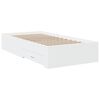 vidaXL Bed Frame with Drawers without Mattress White 100x200 cm