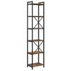 vidaXL Bookshelf Old wood 40 x 30 x 189.5 cm Engineered Wood