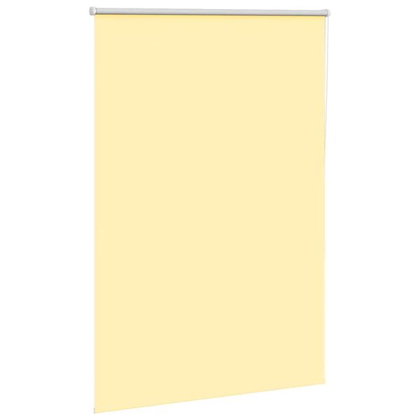 vidaXL Roller Blind Blackout Yellow 95x175 cm Fabric Width 90.7 cm Polyester