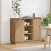 vidaXL LED Sideboard Artisan Oak 90 x 32 x 75 cm Engineered Wood