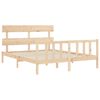 vidaXL Bed Frame without Mattress 160x200 cm Solid Wood Pine