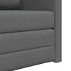 vidaXL Folding Sofa Bed 61cm Dark Grey Fabric