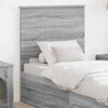 vidaXL Headboard with Headboard Grey Sonoma 75 cm Engineered wood