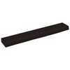 vidaXL Wall Shelf Dark Brown 60x10x4 cm Treated Solid Wood Oak