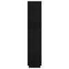 vidaXL Book Cabinet/Room Divider Black 60x35x167 cm Solid Pinewood