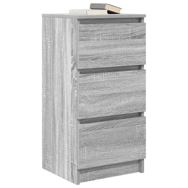 vidaXL Sideboard Grey Sonoma 37.5x35x76 cm Engineered Wood