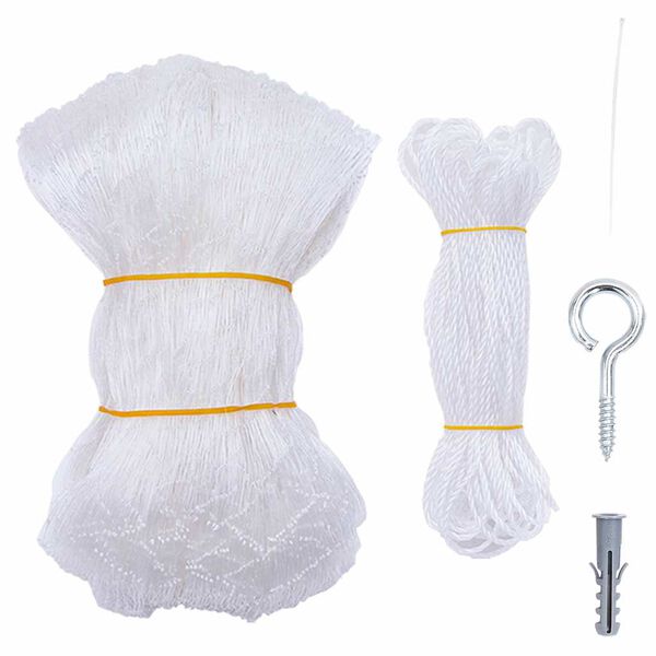 vidaXL Cat Net Transparent 6x3 m Nylon