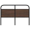 vidaXL Replace Headboard Brown Oak 135 cm Steel and Engineered Wood
