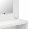 vidaXL Bedroom Dressing Tables High Gloss White 80 x 39.6 x 135 cm