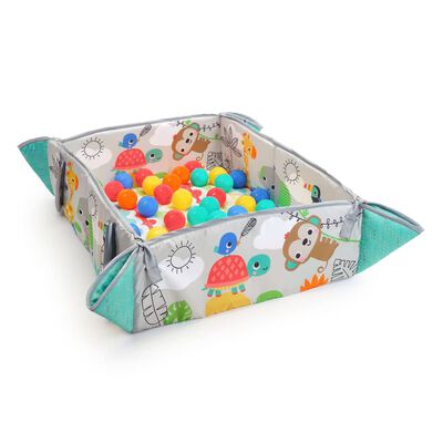 Bright Starts 5-in-1 Activity Gym and Ball Pit Your Way Ball Play Totally Tropical
