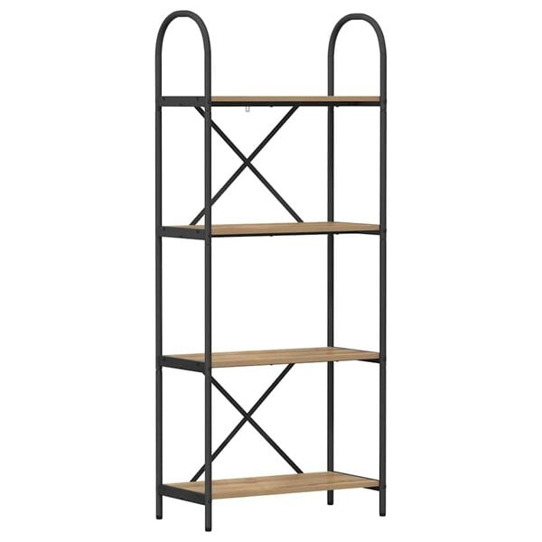 vidaXL Bookshelf Artisan Oak 60 x 30 x 146 cm Engineered wood