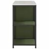 vidaXL Kitchen Storage Set 2 pcs Olive Green Cold-rolled Steel