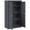 vidaXL Storage Cabinet 2 pcs Anthracite 80 x 40 x140 cm Steel