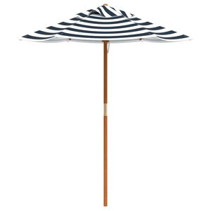 vidaXL Garden Umbrella for Kids with Wooden Pole &Oslash;120x140 cm