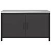 vidaXL Kitchen Storage with Shelf Black 90 x 50 x 53 cm Steel