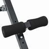 vidaXL Hyperextension Bench Black 101 x 70 x 71 cm Powder-coated steel
