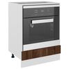 vidaXL Oven Cabinet Lyon Brown Oak 60x46x81.5 cm Engineered Wood