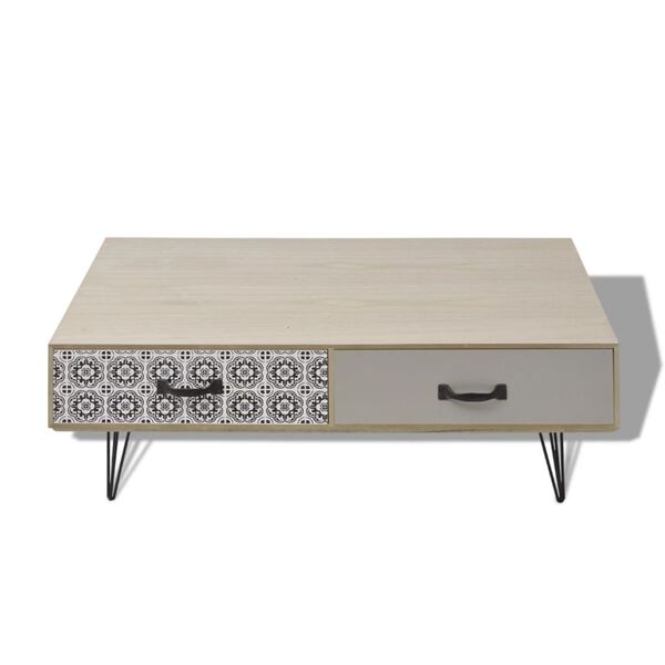 vidaXL Coffee Table 100x60x35 cm Beige
