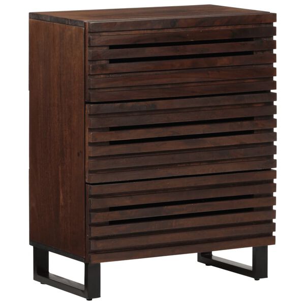 vidaXL Sideboard Brown 60x34x75 cm Solid Wood Mango