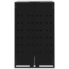 vidaXL Wheelie Bin Storage for 2 Bins Black 138x79x117 cm Steel