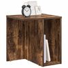 vidaXL End Table 2 pcs Smoked Oak 37 x 32 x 40 cm Engineered Wood
