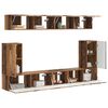 vidaXL TV Cabinet Set Wall-mounted 5 pcs Old Wood Engineered Wood