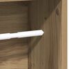 vidaXL Bathroom Cabinet with Roll Holder Artisan Oak 20.5x20x90 cm
