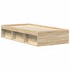 vidaXL Bed Frame without Mattress Sonoma Oak 100x200 cm