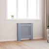 vidaXL MDF Radiator Cover Grey 78 cm