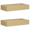 vidaXL Storage Box with Transparent Top Window 2 pcs Non-woven fabric