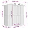 vidaXL Garden Shed Green 192x108x223 cm Galvanised Steel