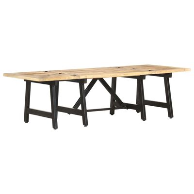 vidaXL Extendable Coffee Table 160x70x45 cm Solid Mango Wood