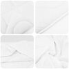 vidaXL Duvet with Pillows 3 pcs White Microfiber and Down Feather