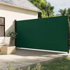 vidaXL Retractable Side Awning Dark Green 220x300 cm