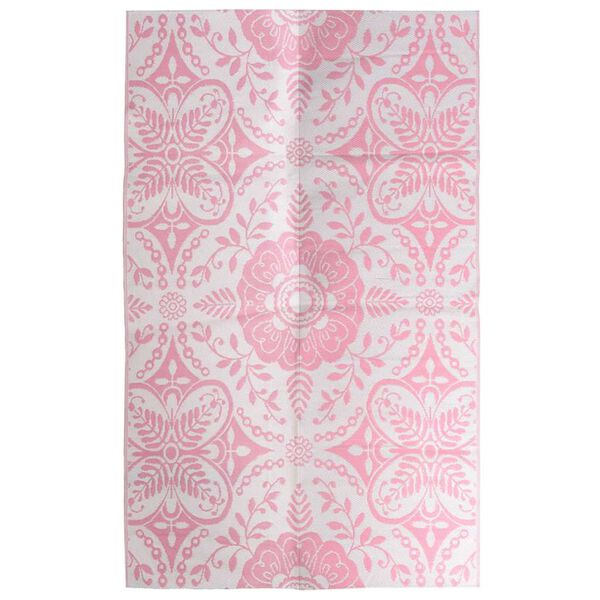 vidaXL Outdoor Carpet ARAKIL Pink 190x290 cm PP
