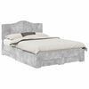 vidaXL Bed Frame Concrete Grey 160 x 200 cm Engineered Wood