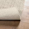 vidaXL Rug ZIZUR Cream 60x110 cm Jute Look Indoor and Outdoor