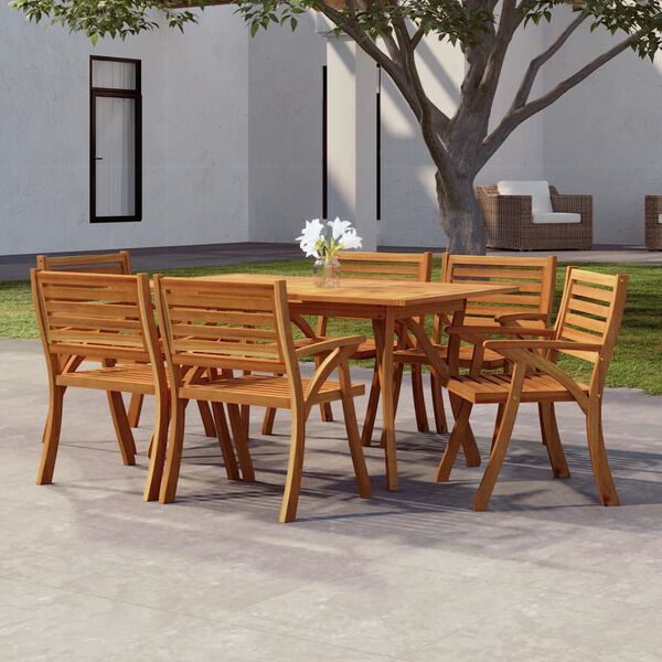 vidaXL Garden Table 150x90x75 cm Solid Wood Acacia