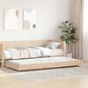 vidaXL Bed Frame Brown 80 x 200 cm Solid Pine wood