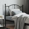 vidaXL Metal Replace Headboard Black 90 cm