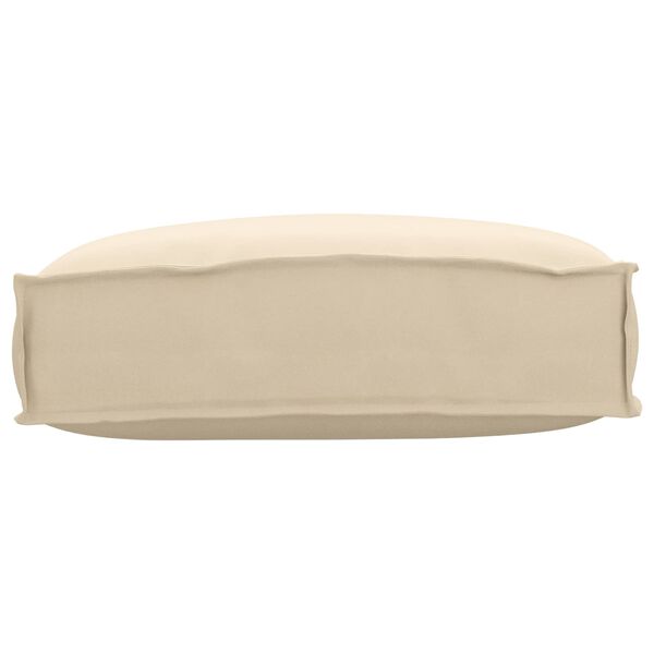 vidaXL Cushion Beige 50 x 40 x 12 cm Oxford Fabric